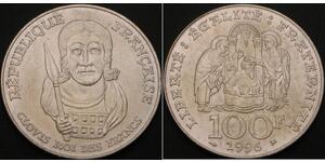 100 Franc Francia Argento 