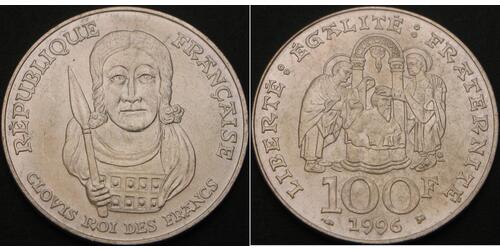 100 Franc Francia Argento 