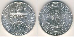 100 Franc Quinta Repubblica francese (1958 - ) Argento 