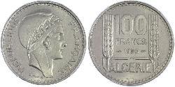 100 Franc Algeria Copper/Nickel 