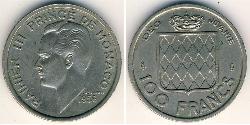 100 Franc Monaco Cuivre/Nickel 