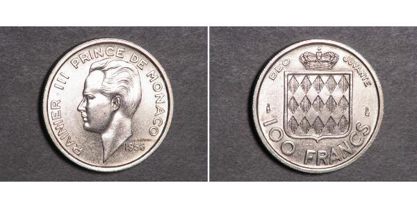 100 Franc Monaco Cuivre/Nickel 