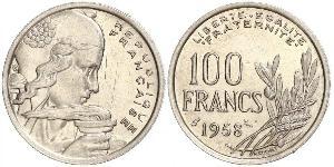 100 Franc Quatrième République (1946-1958) Cuivre/Nickel 