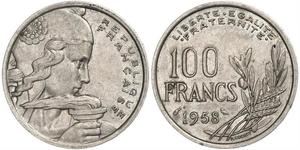 100 Franc Quatrième République (1946-1958) Cuivre/Nickel 