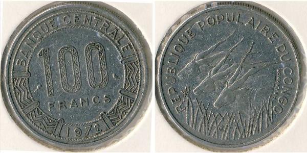 100 Franc République démocratique du Congo Cuivre/Nickel 