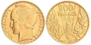 100 Franc Dritte Französische Republik (1870-1940)  Gold 