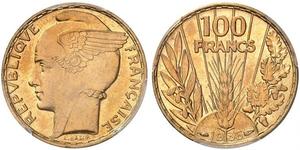 100 Franc Dritte Französische Republik (1870-1940)  Gold 