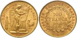 100 Franc Dritte Französische Republik (1870-1940)  Gold 