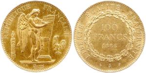 100 Franc Dritte Französische Republik (1870-1940)  Gold 