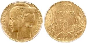 100 Franc Dritte Französische Republik (1870-1940)  Gold 