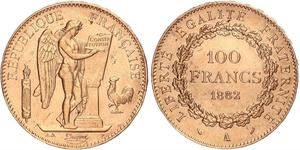 100 Franc Dritte Französische Republik (1870-1940)  Gold 