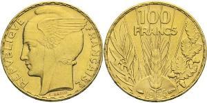 100 Franc Dritte Französische Republik (1870-1940)  Gold 