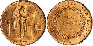 100 Franc Dritte Französische Republik (1870-1940)  Gold 