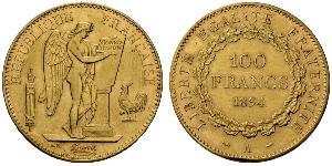 100 Franc Erste Französische Republik  (1792-1804) Gold 