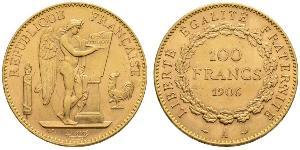 100 Franc Erste Französische Republik  (1792-1804) Gold 