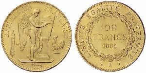 100 Franc Erste Französische Republik  (1792-1804) Gold 