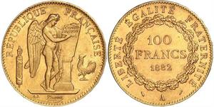 100 Franc Erste Französische Republik  (1792-1804) Gold 