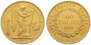 100 Franc Erste Französische Republik  (1792-1804) Gold 