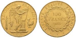 100 Franc French First Republic (1792-1804) Gold 