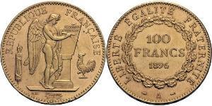 100 Franc French First Republic (1792-1804) Gold 