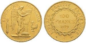 100 Franc French First Republic (1792-1804) Gold 