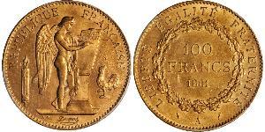 100 Franc French Third Republic (1870-1940)  Gold 