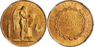 100 Franc French Third Republic (1870-1940)  Gold 