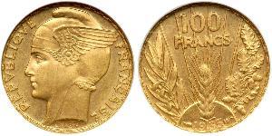 100 Franc French Third Republic (1870-1940)  Gold 