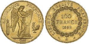 100 Franc French Third Republic (1870-1940)  Gold 