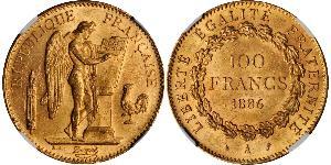 100 Franc French Third Republic (1870-1940)  Gold 