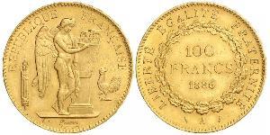 100 Franc French Third Republic (1870-1940)  Gold 