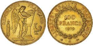 100 Franc French Third Republic (1870-1940)  Gold 