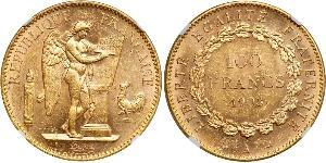 100 Franc French Third Republic (1870-1940)  Gold 