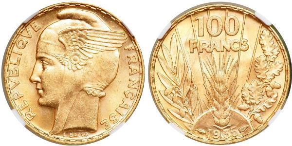 100 Franc French Third Republic (1870-1940)  Gold 