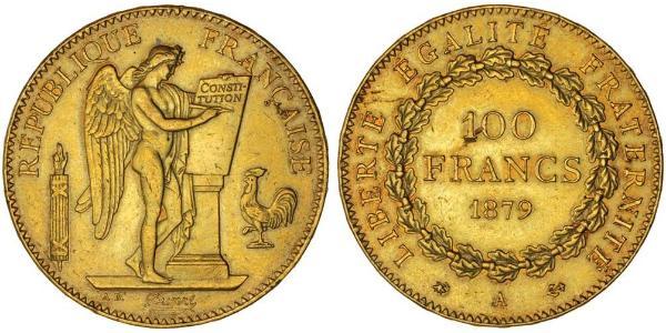 100 Franc French Third Republic (1870-1940)  Gold 