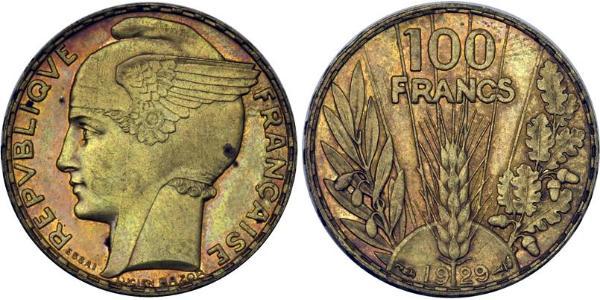 100 Franc French Third Republic (1870-1940)  Gold 