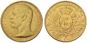 100 Franc Monaco Gold Albert I, Prince of Monaco (1848 - 1922)