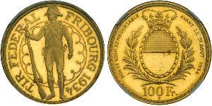 100 Franc Schweiz Gold 