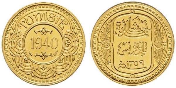 100 Franc Tunisia Gold 