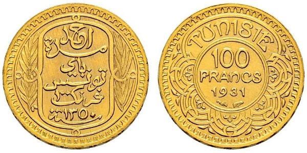 100 Franc Tunisia Gold 