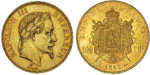 100 Franc Zweites Kaiserreich (1852-1870) Gold Napoleon III (1808-1873)
