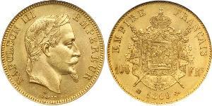 100 Franc Zweites Kaiserreich (1852-1870) Gold Napoleon III (1808-1873)