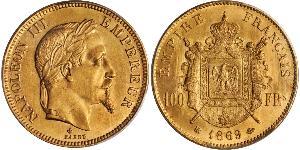100 Franc Zweites Kaiserreich (1852-1870) Gold Napoleon III (1808-1873)