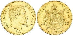 100 Franc Zweites Kaiserreich (1852-1870) Gold Napoleon III (1808-1873)