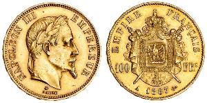 100 Franc Zweites Kaiserreich (1852-1870) Gold Napoleon III (1808-1873)