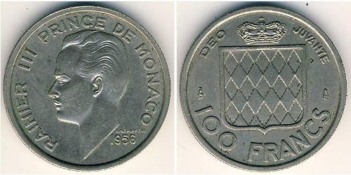 100 Franc Monaco Kupfer/Nickel 