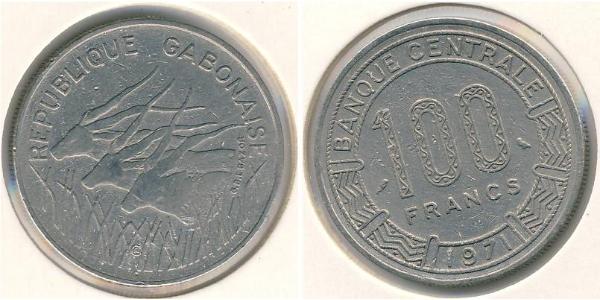 100 Franc Gabon Nichel 