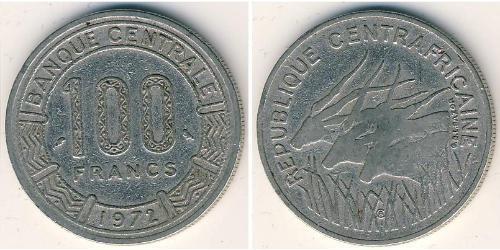 100 Franc Repubblica Centrafricana Nichel 