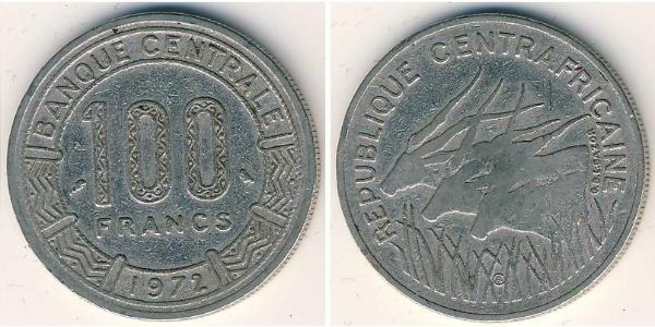 100 Franc Repubblica Centrafricana Nichel 
