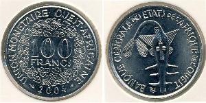 100 Franc African Union Nickel 